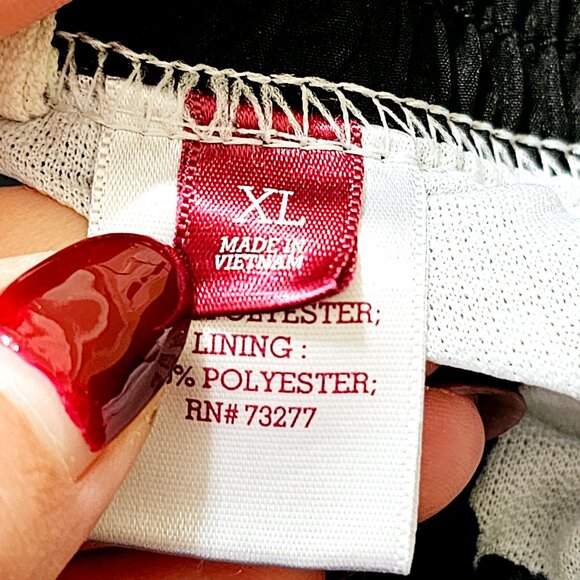 SO Womens XL Black & Gray Athletic Running Shorts With Liner ~S72.4 - Picture 5 of 6